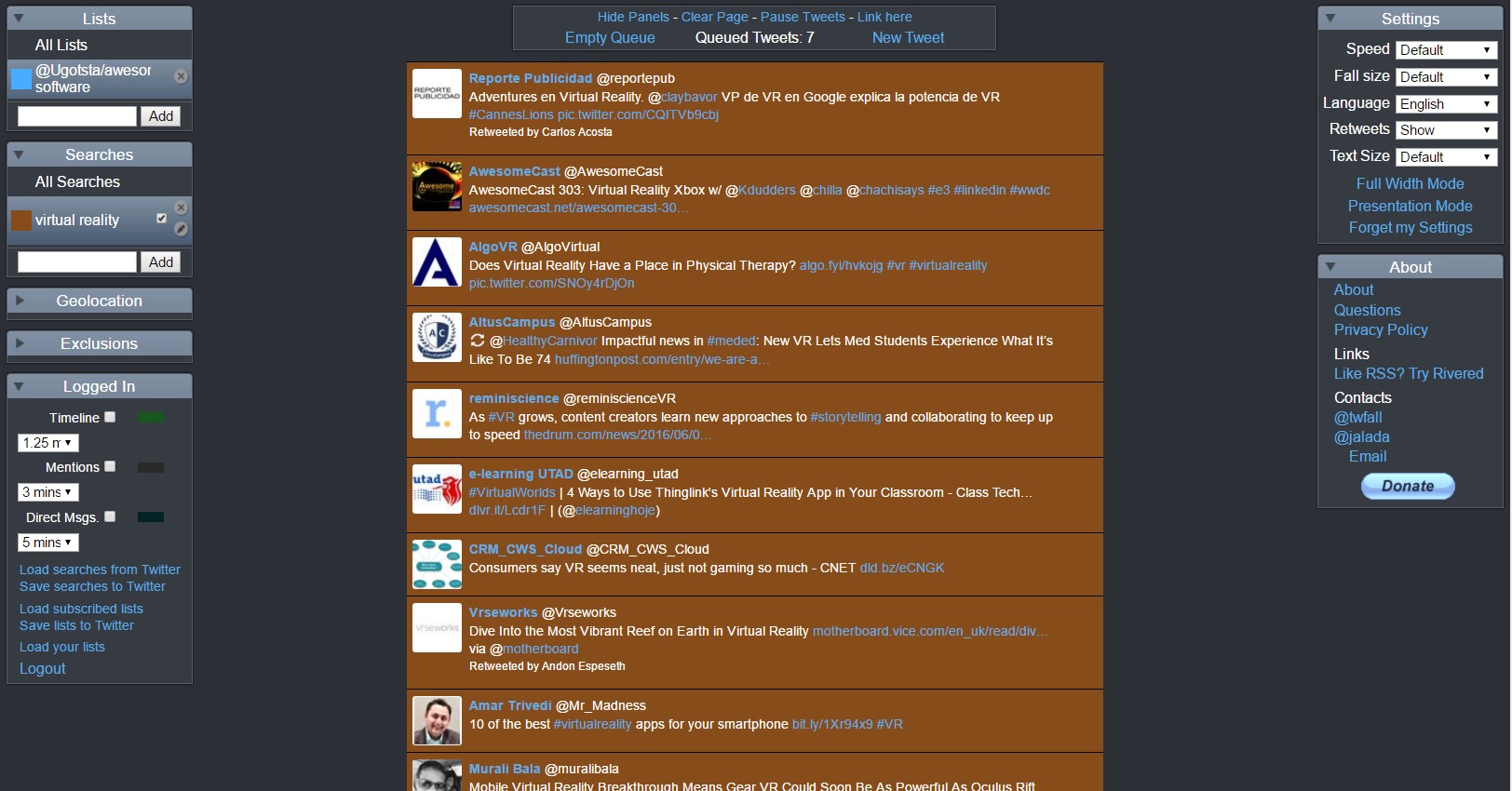 Twitterfall