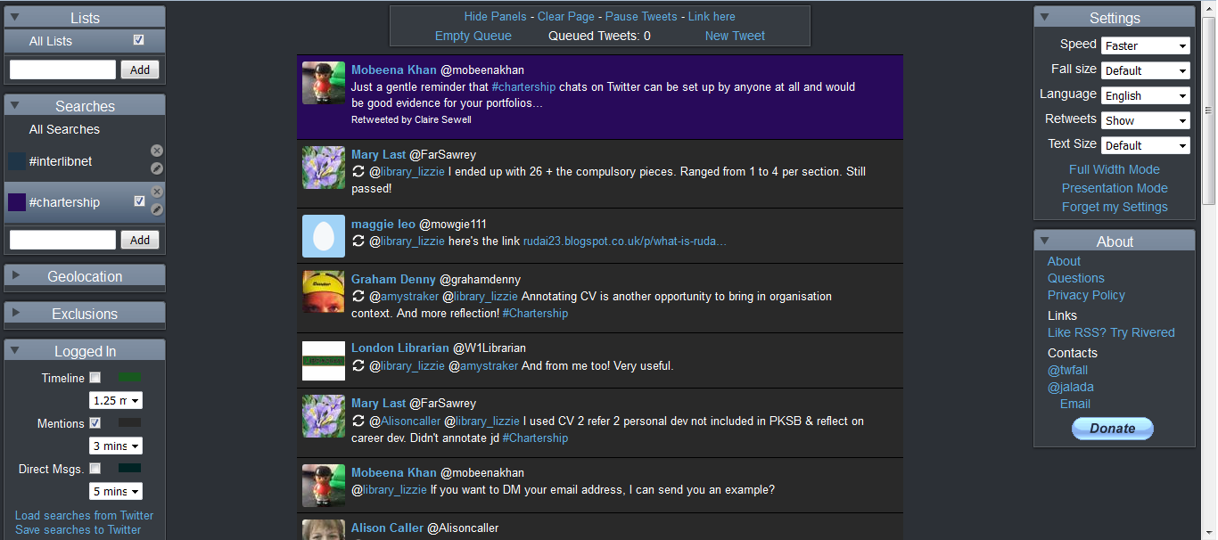 Twitterfall