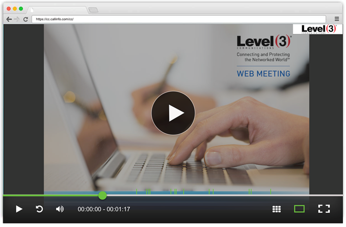 Level 3 Web Meeting