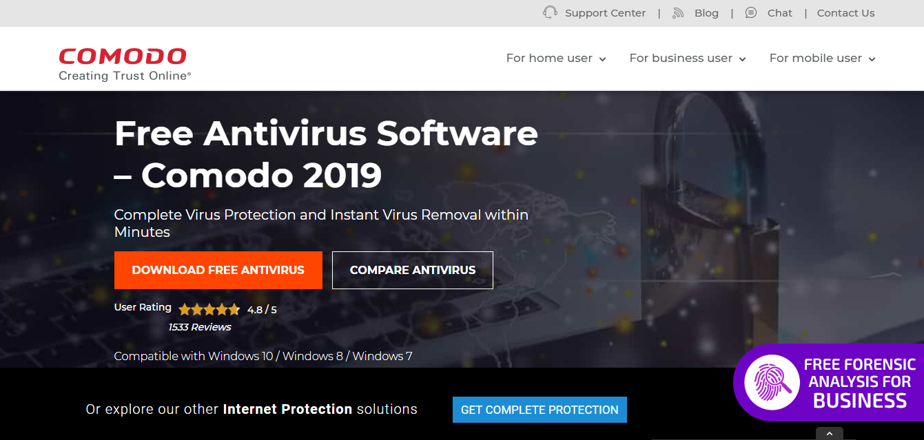 comodo free antivirus